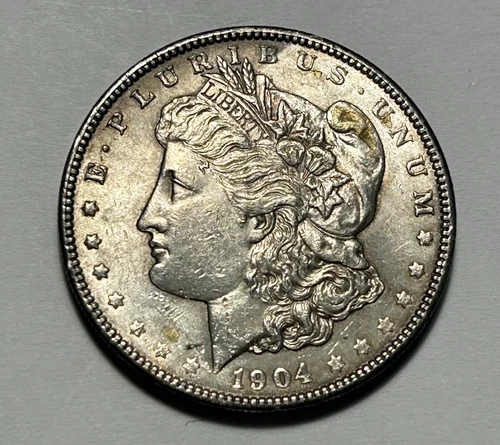 1904 MORGAN DOLLAR AU+ DETAILS
