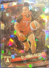 2025 Panini Prizm WNBA #61 Te-Hina Paopao Ice Prizms