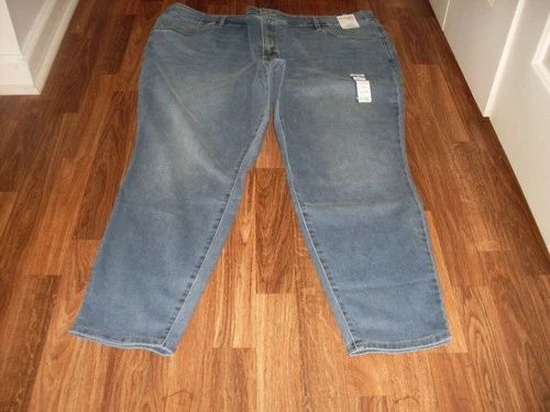 WOMENS TERRA & SKY SKINNY STRETCH JEANS SIZE 24W NWT