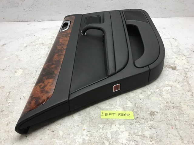 06 07 08 Bentley Flying Spur BLACK COMPLETE LEFT REAR INNER DOOR PANEL 