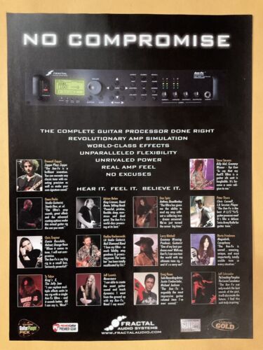 Fractal Audio Systems Print Ad Axe-Fx Complete Guitar Processor Orig VTG   10-1 - Picture 1 of 1