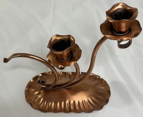 Copper Gregorian Candle Holder Vintage *Does Not Include Snuffer* - Picture 3 of 12