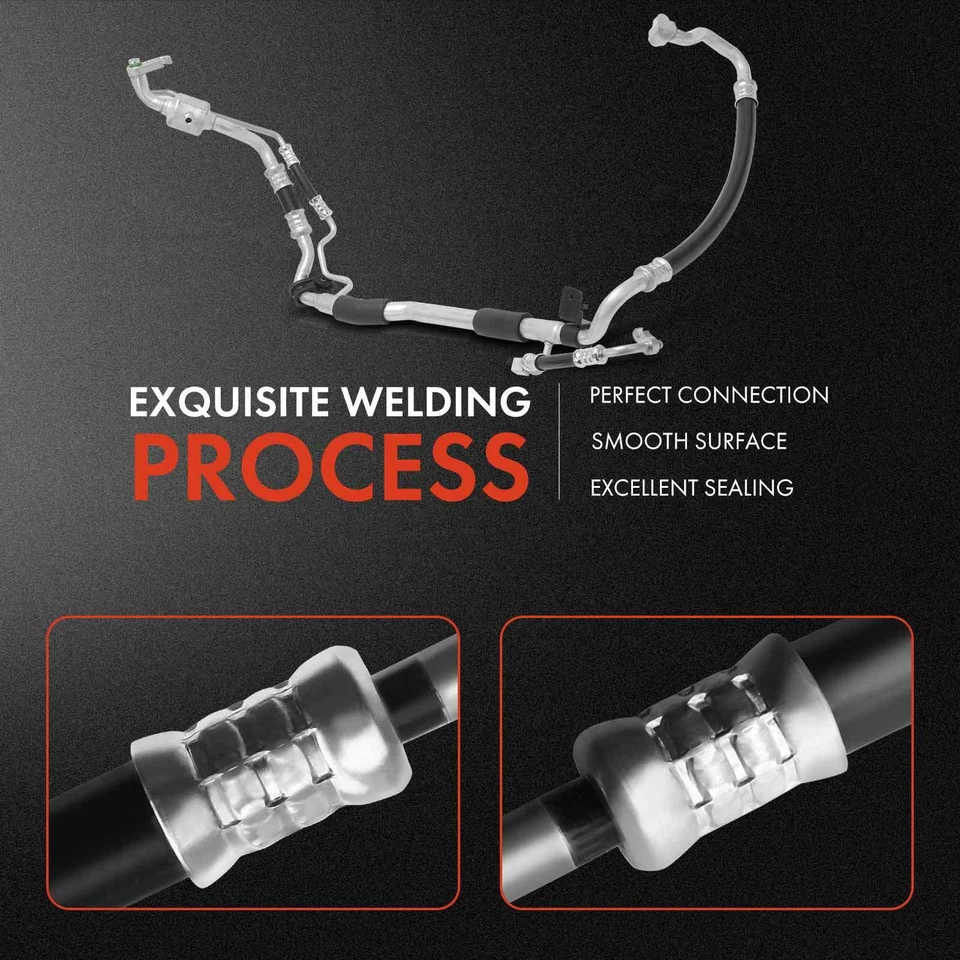 Conjunto de manguera de línea líquida y succión de aire acondicionado A-Premium para Hyundai Elantra GT 2013-2015 Foto 4 de 4