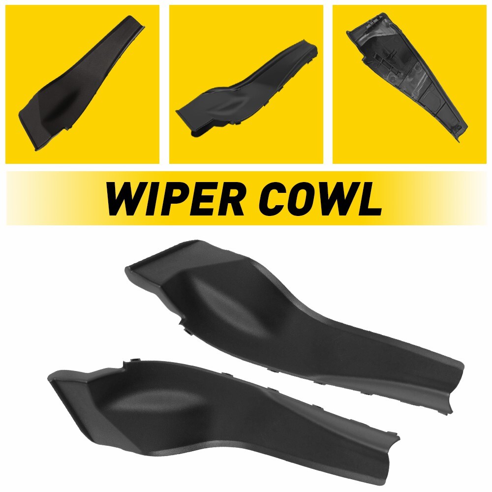 Windshield Wiper Side Cowl Extension Cover Trim For 13-15 Nissan Altima SEDAN