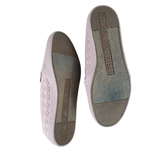 Nautica Sunchaser Shoes Womens 7.5 Pink Loafer Perforated Slip On - Picture 9 of 10