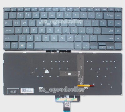 New for Asus ZenBook 14 UX435 UX435E UX435EGL UX435EAL U4800EGL Black, BACKLIT