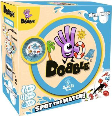 DOBBLE WASSERDICHTES STRANDKARTENSPIEL