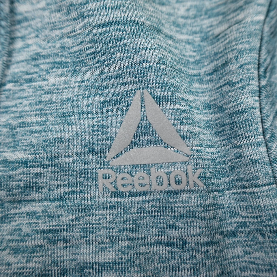 Camisa Reebok Mujer M Azul Rendimiento Entrenamiento Correr Gimnasio Atlético Entrenamiento Activo Foto 3 de 4