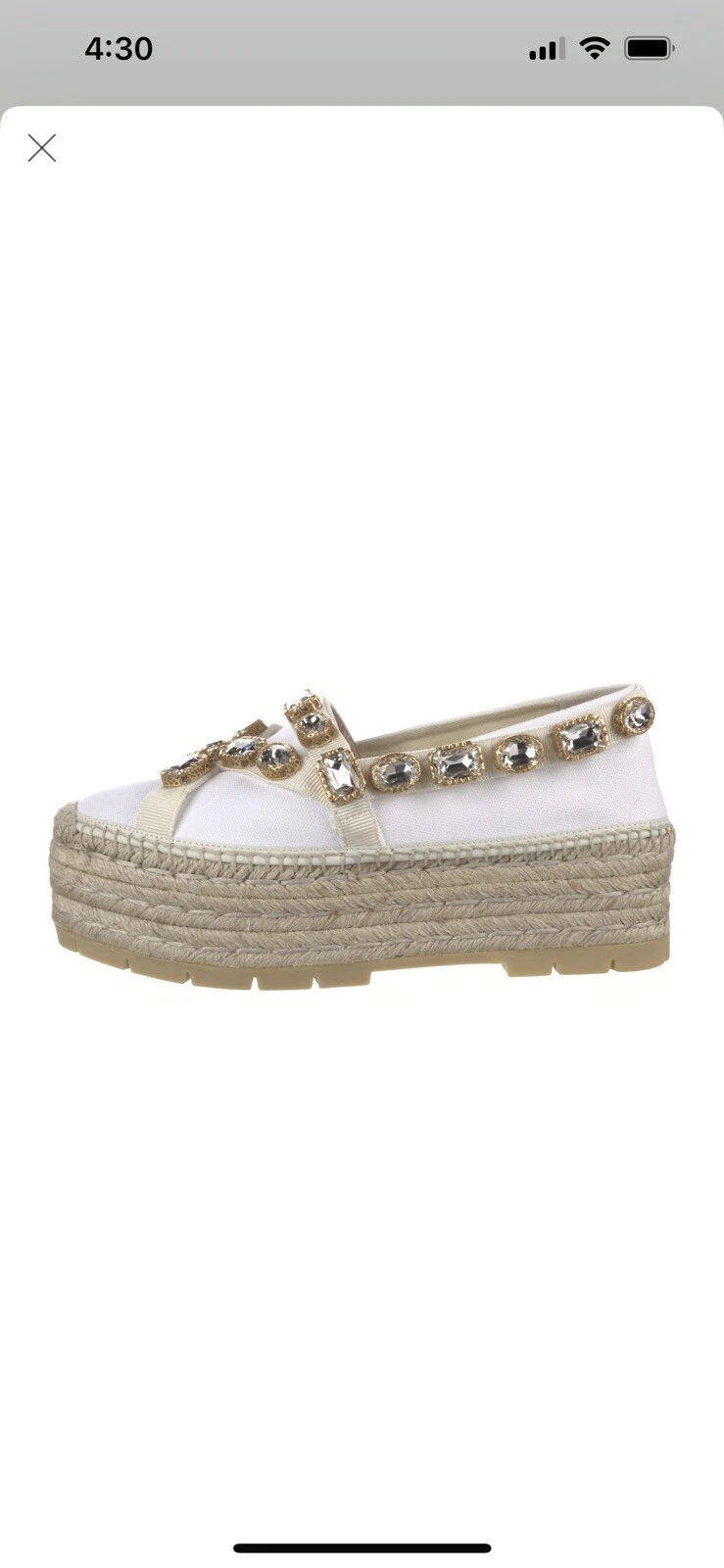 Espadrilles en toile Gucci taille 9
