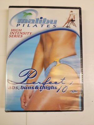 Malibu Pilates -Carroll Krieff - Perfect 10's - Abs, Buns & Thighs ( Dvd, 2008)