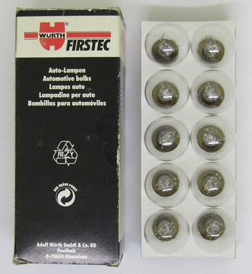 New Wurth Firstec 12 Volt 21/5 Watt Bulb Part No. 720 134 1 Sold Individually