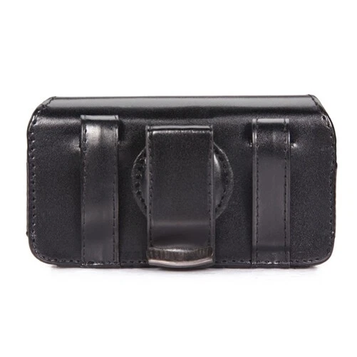 Leather Case Belt Clip Swivel Holster Loops Cover Pouch Carry for Smartphones - Image 3 of 4