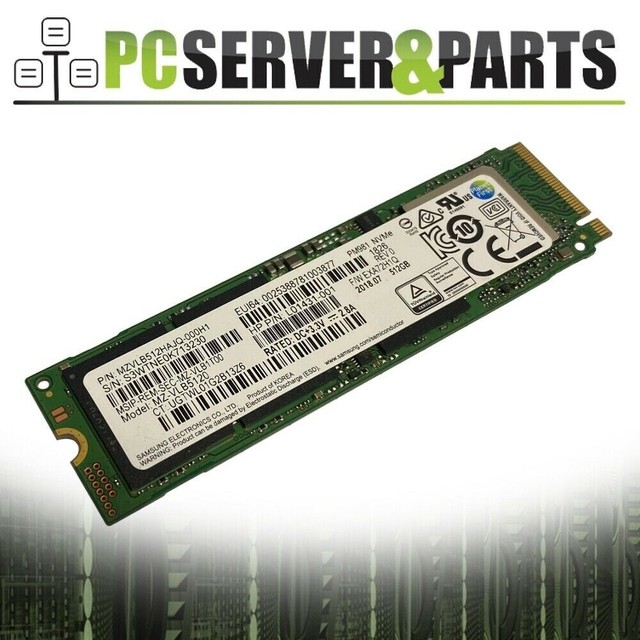 HP Samsung 512gb NVMe M.2 SSD Pm981 Mzvlb512hajq-000h1 L01431-001 for ...