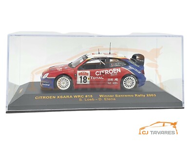 IXO RAM127 CITROEN XSARA WRC #18 S. LOEB WINNER RALLY SANREMO 2003