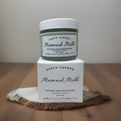 Earth Harbor Mermaid Milk Nutrient Glow Moisturizer 60 ml/2oz spirulina matcha
