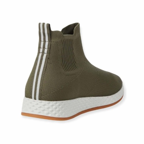 JSLIDES Teddy Knit Sneaker Boot In 