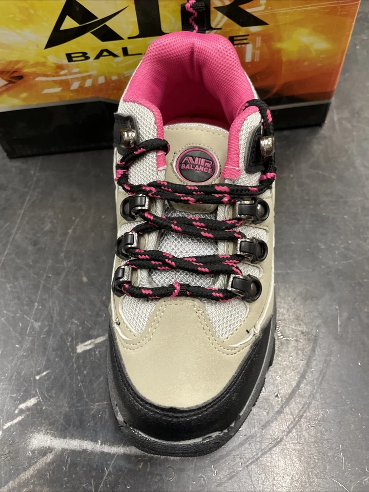 Zapatillas Air Balance Niño Pequeño/Niño Grande AB2604 Gris/Beige/Rosa Caliente Foto 2 de 4