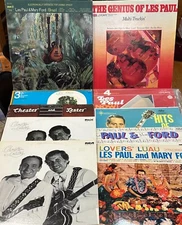 Les Paul LP 12 Vinyl Record Classic Guitar Jazz Blues Pop Mary Ford RARE