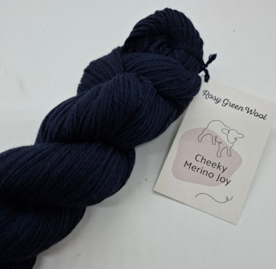 (199 /kg):100g Rosy Green CHEEKY MERINO JOY, Pt. 70689, b. 63 Tiefer Ozean #7414