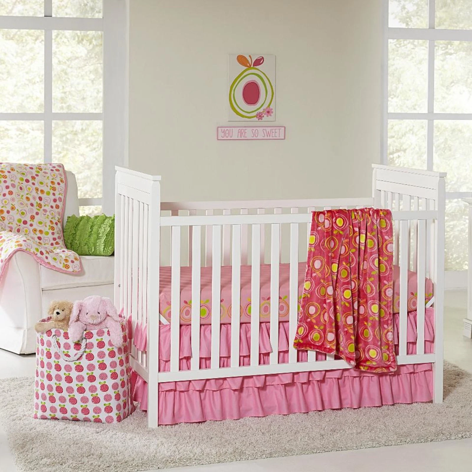 You're So Sweet 3 Pc Crib Bedding Set by Sadie & Scout