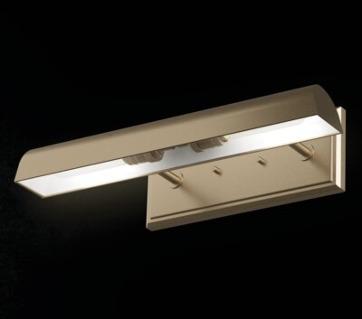 KICHLER Carston 18.25'' W Wall Sconce 2-Light Picture / Mirror Light 52685CPZ NEW