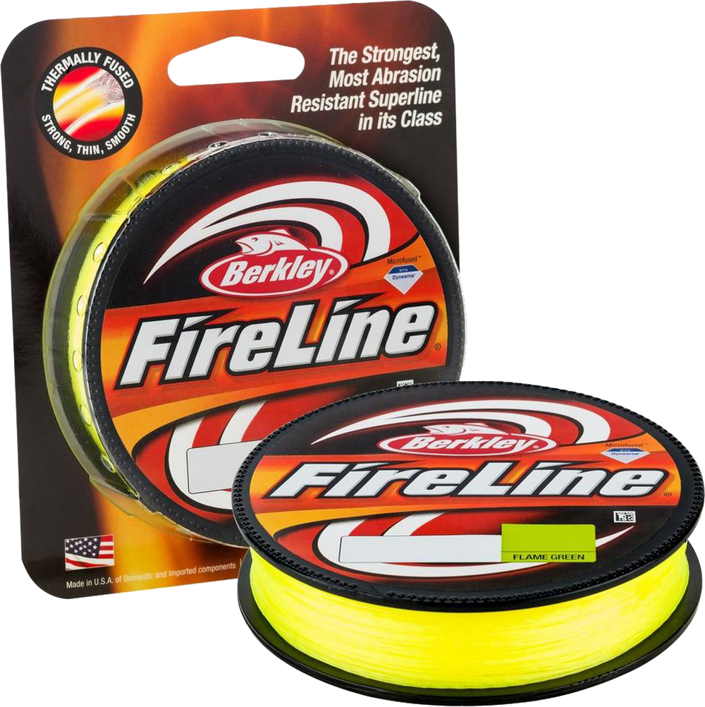 Berkley FireLine Thermally Fused 125 YDS Flame Green CHOOSE YOUR