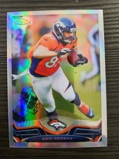 ERIC DECKER 2013 TOPPS CHROME REFRACTOR NFL FOOTBALL #97 DENVER BRONCOS