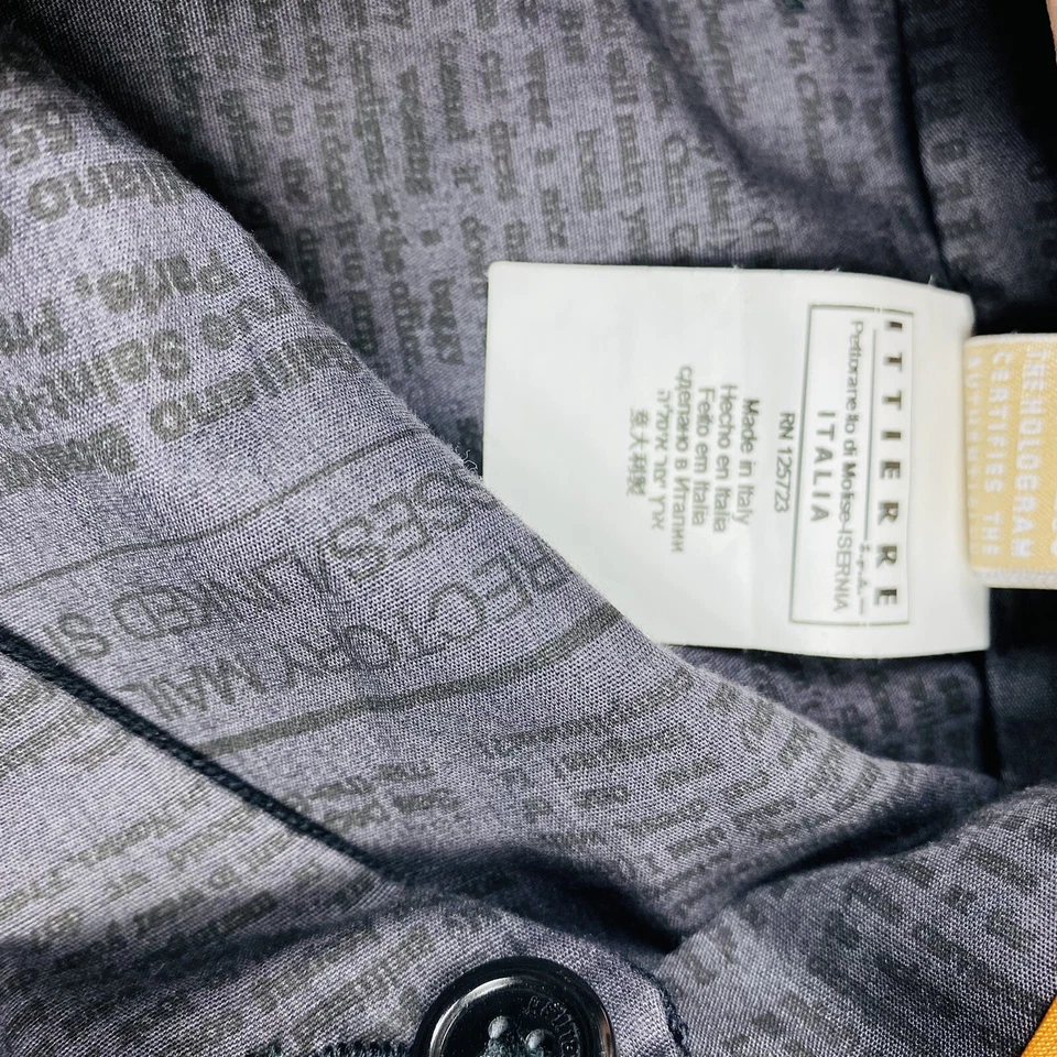 Pantalones de vestir JOHN GALLIANO talla US 34/IT 48 negro mezcla de lana cremallera mosca como nuevos Foto 3 de 4