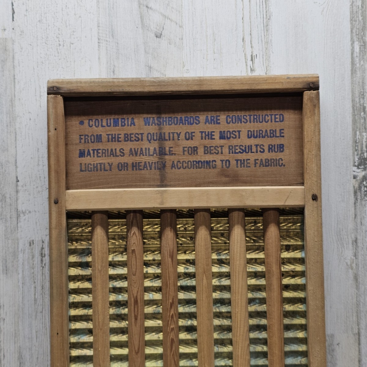 年代物USAヴィンテージウォッシュボード 木製 アメリカアンティーク Washboard HANDI DUBL antique USA アンティーク雑貨