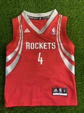 Adidas NBA Houston Rockets Luis Scola #4 Jersey Size M Youth