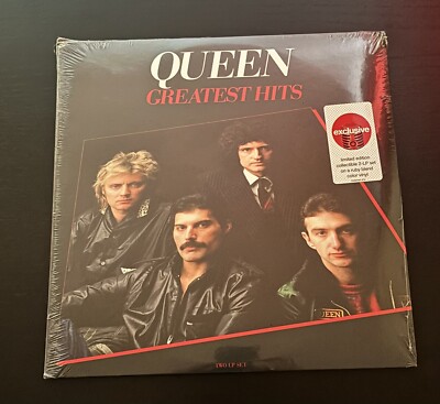 Queen Greatest Hits Colour Vinyls Us Ruby Blend 2Lp Sealed