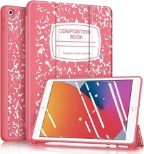 Slim Case for iPad 9th/8th/7th Gen 10.2" Protective Stand Soft TPU Back Cover