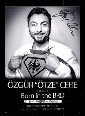 Özgür Cebe Autogrammkarte Original Signiert # BC 106803