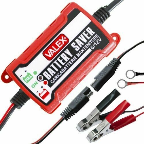 CARICABATTERIA E MANTENITORE DI CARICA VALEX PER BATTERIA A 12V x AUTO 1851204 H