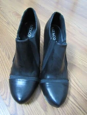 LIZ & CO, WOMEN'S NEW BLACK MAN MADE 4" CLOSED MULE STYLE HEELS, SIZE 8B