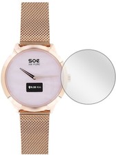 5x Protective Film for X-WATCH SOE XW Pure Clear Screen Protector Display
