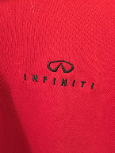 ANTIGUA GRANDE INFINITI ROJO 100/POLIÉSTER MANGA LARGA XLNT ESTADO - Imagen 3 de 4