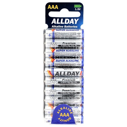 10pcs/PK AAA AA Alkaline Batteries 1.5V ALLDAY NEW Bulk Sale - Picture 5 of 5
