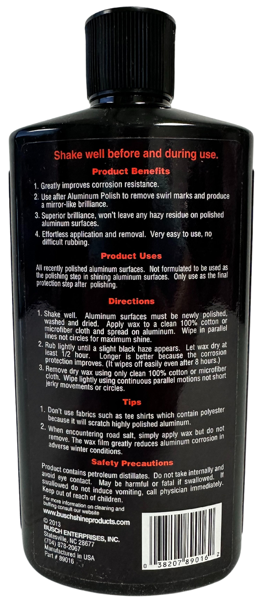 Heavy Duty Aluminum Wash 16floz