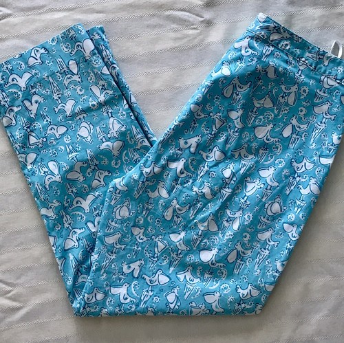 NWOT. Lilly Pulitzer “OL Salty”Skinny Stretch Crop Pant Women’s Medium - Picture 2 of 7