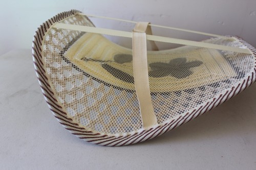 Soporte lumbar para silla de oficina asiento de coche diseño floral en malla #S111 - Imagen 3 de 4