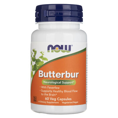 Now Foods Pestwurz (Klettenwurz) 75 mg, 60 Kapseln