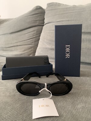 Dior X CACTUS JACK CD diamond R1L abgerundete Sonnenbrille schwarz