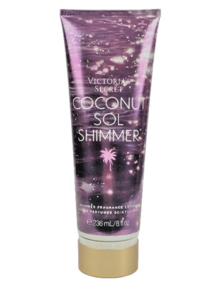 VICTORIA S SECRET COCONUT SOL SHIMMER FRAGRANCE BODY LOTION CREAM 8 oz New