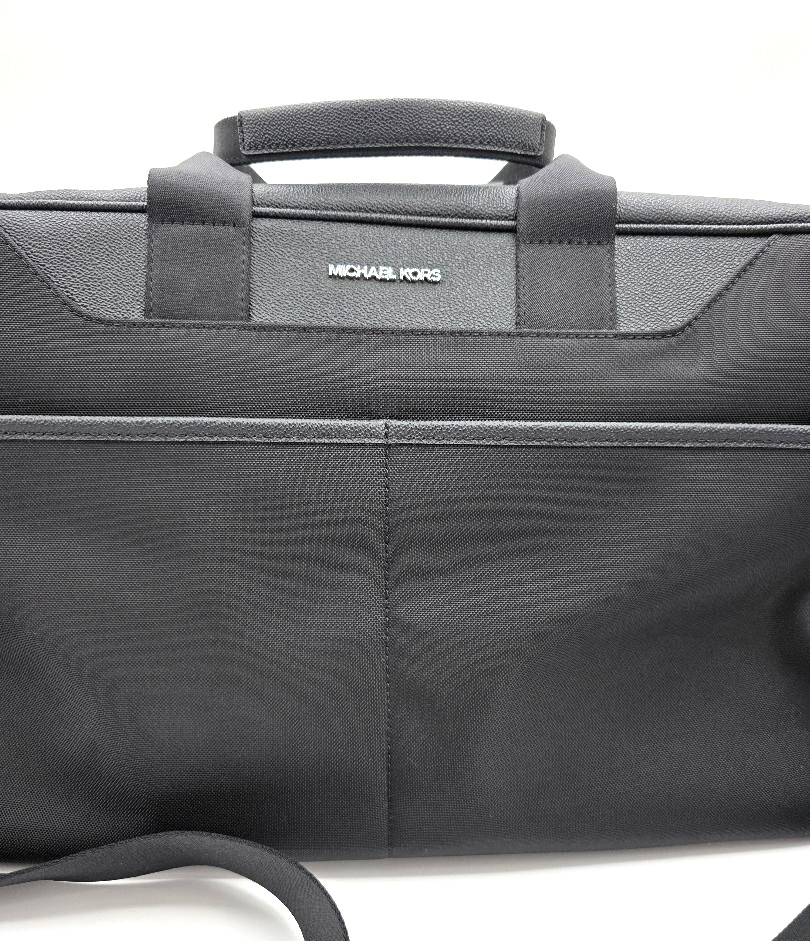 Michael Kors Cooper Black Double Handles Crossbody Duffle Bag thumbnail 12