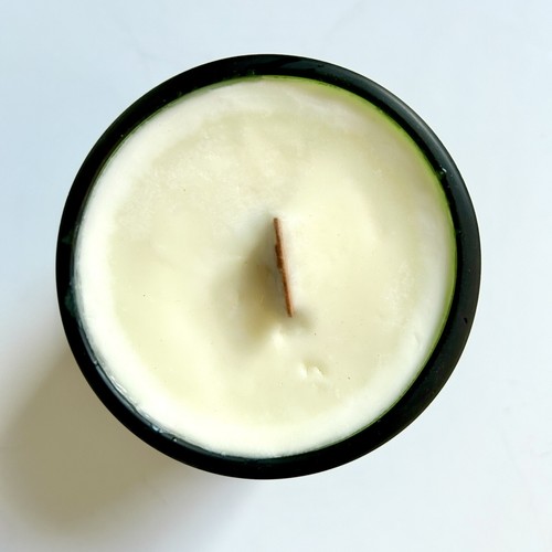 NEW! Foxfire Art. Glass Co. YIPPEE CHAI-YAY 11-oz SOY CANDLE w/Wine Bottle Base - Picture 8 of 12