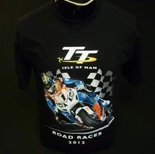 ISLE OF MAN TT 2013 ROAD RACES T SHIRT SIZE M