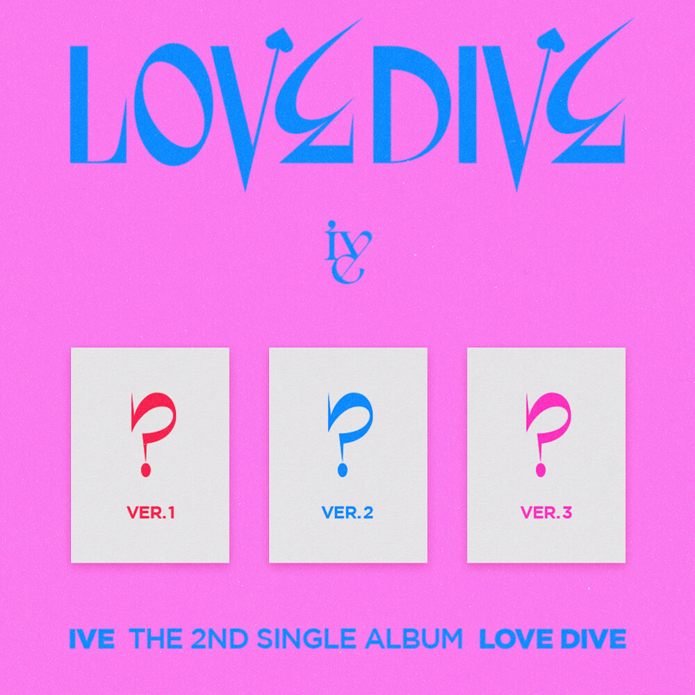 IVE LOVE DIVE 全6種セット デビューアルバム 新品未開封 CD IVE LOVE DIVE 2nd Single Album 3SET CD+Photobook+Photocard+Etc+