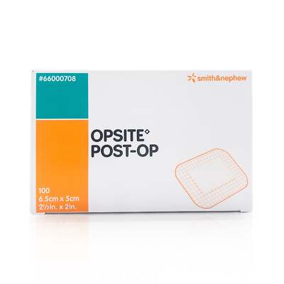 OpSite 66000708 Post Op 2 in. x 2 1/2 in. (2 Boxes of 100)