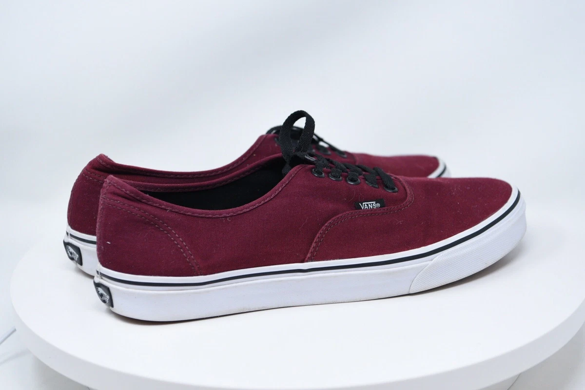 Vans color best sale maroon